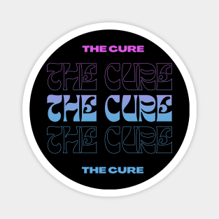 The Cure // Typography Fan Art Design Magnet